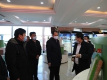 12月13日，市委書記王賀民蒞臨亞歐公司指導(dǎo)